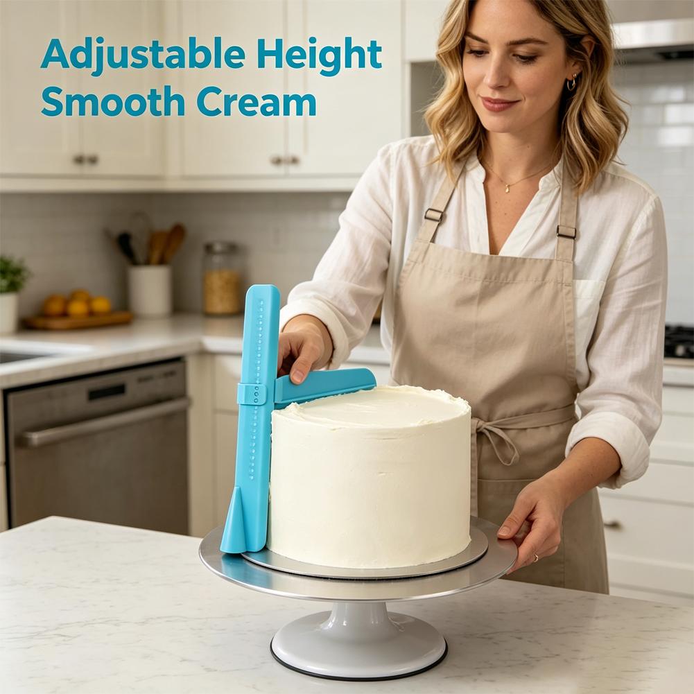 PP Cake Leveler Smoother With  - Fondant Smoother Set ulasan dan harga