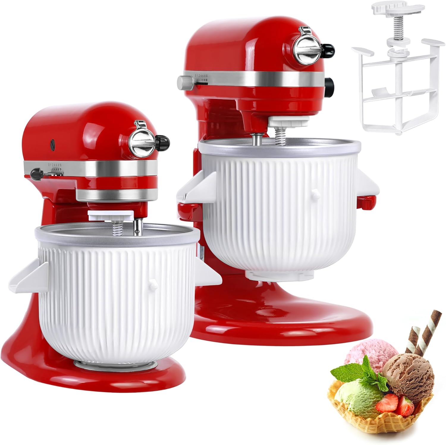 Ice Cream Maker Attachment for - Kitchenaid Baking Set ulasan dan harga