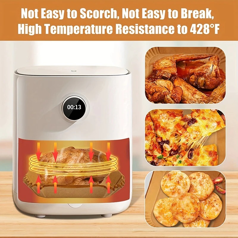 Air Fryer Paper Liners Disposa - Kitchen Baking Paper ulasan dan harga