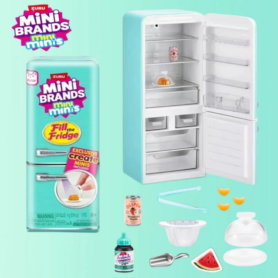 ZURU 5 Surprise Mini Fridge Ba - Miniature Baking Kitchen ulasan dan harga
