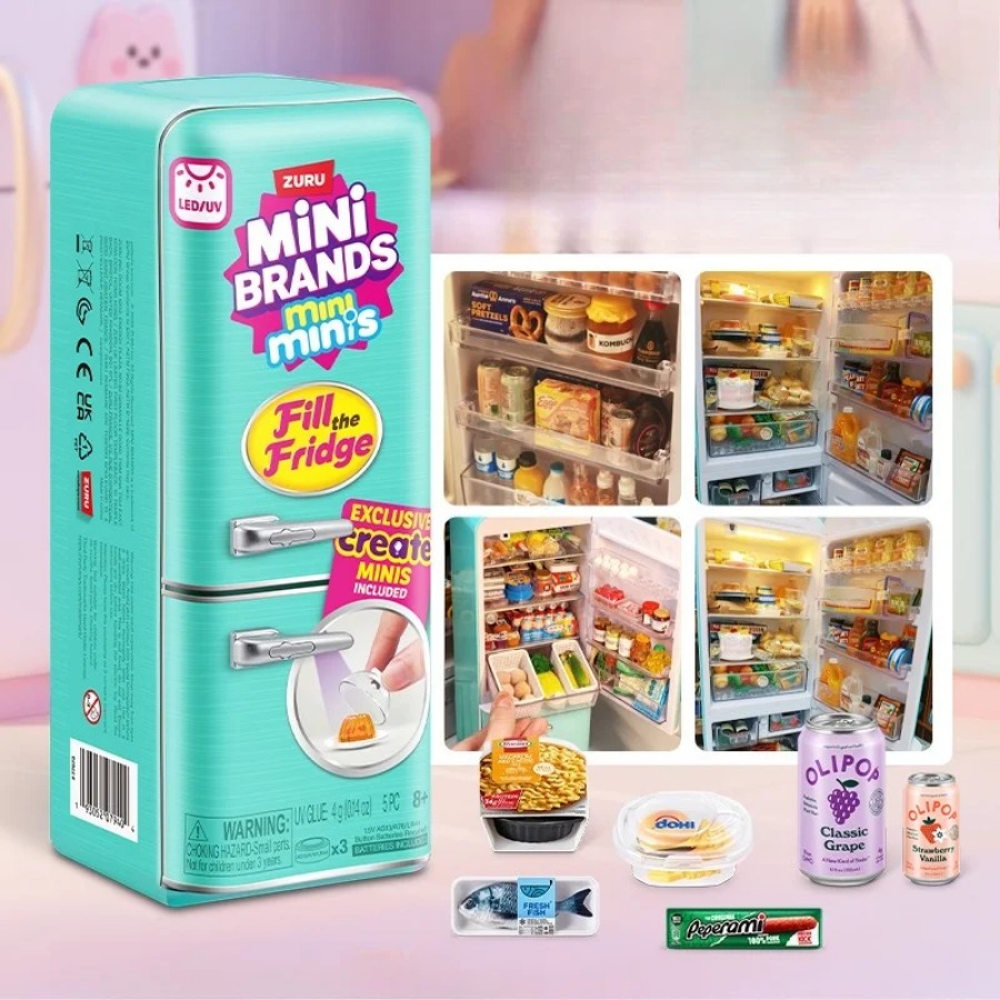 ZURU 5 Surprise Mini Fridge Ba - Miniature Baking Kitchen ulasan dan harga