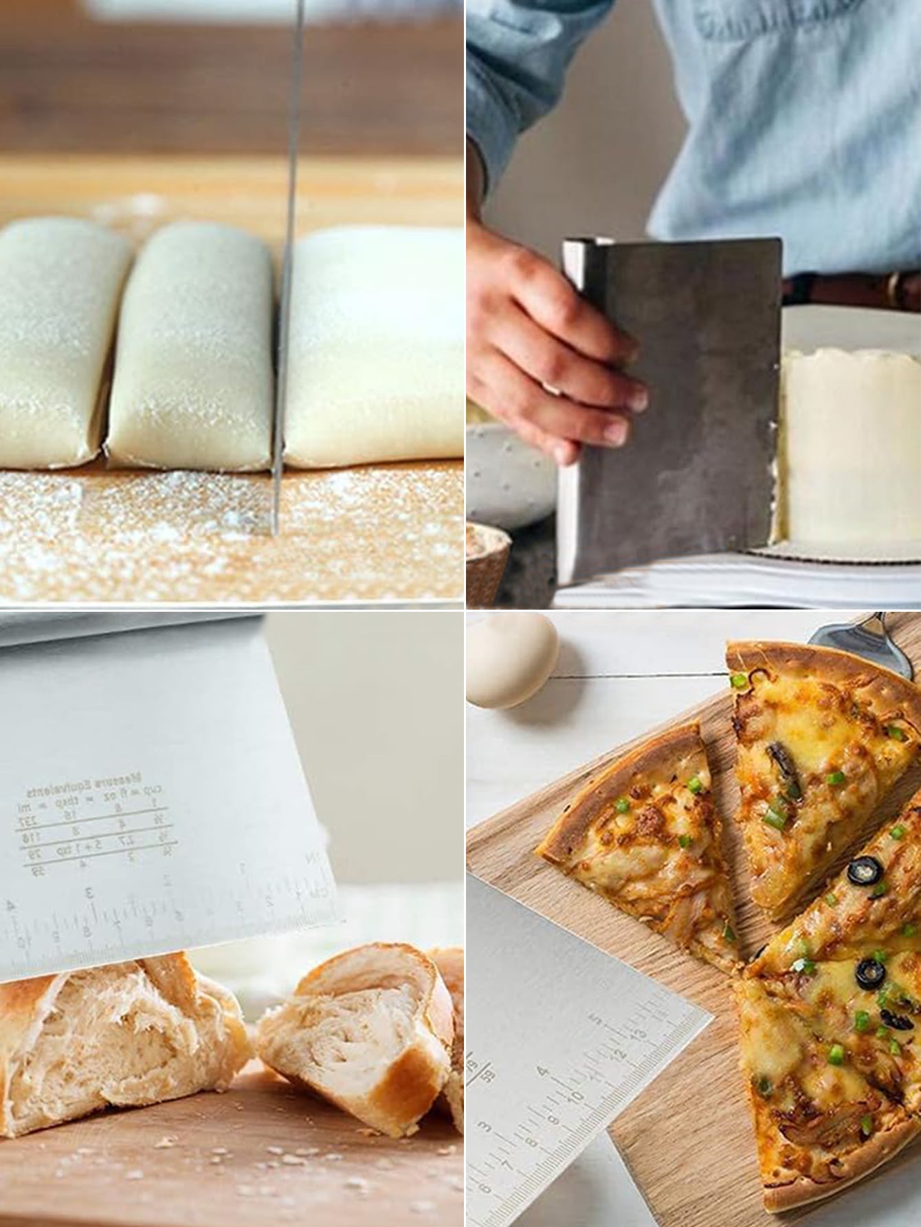 Dough Pastry Bench Cutter Scra - Bench Scraper Dough ulasan dan harga