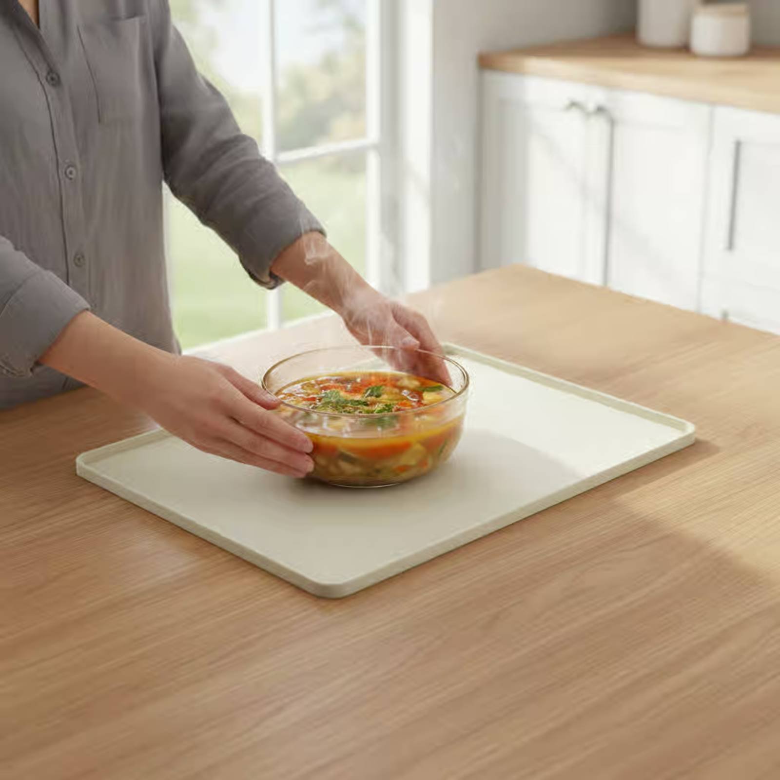 Silicone Microwave Top Mat Fle - Kitchen Baking Appliances ulasan dan harga